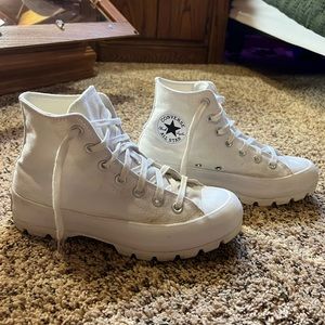 Women’s converse high top lugged platform